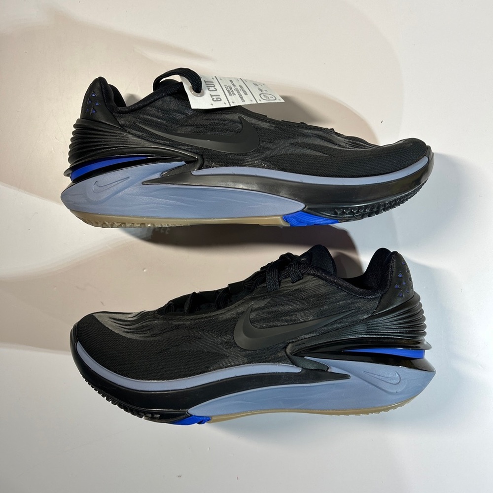 Nike Men's Black and Blue Athletic Shoes